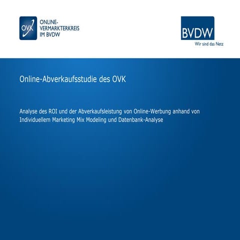 Effizienter Abverkauf im Einzelhandel kommt nicht ohne Online-Werbung aus!