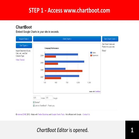 ChartBoot - Introductory Tutorial | PPTX