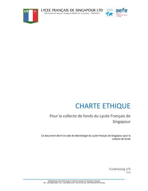 Charte du fundraising lfs fr 01.01.2016