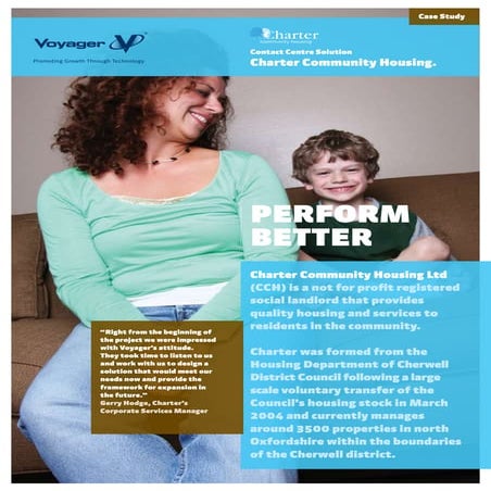 Case Study - Charter Housing | Voyager Networks