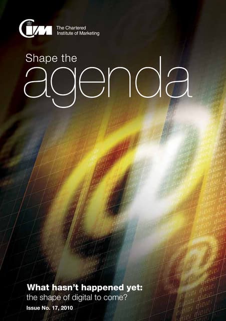 The Future Shape of Digital | Chartered Institute of Marketing