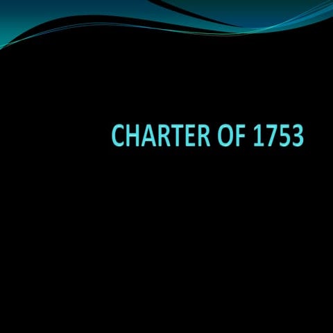 Charter of 1753
