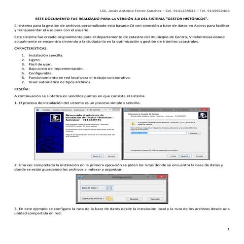 Gestor de archivos históricos 