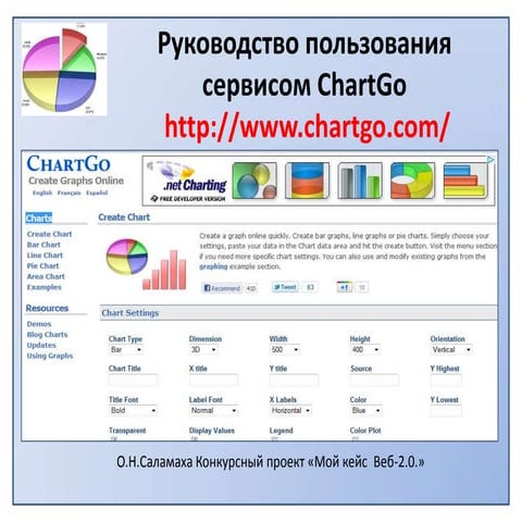 Руководство пользования сервисом Chart Go | PPTX