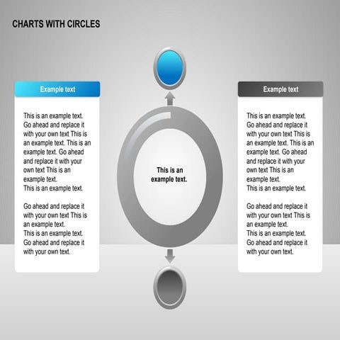 Circle diagrame template to adjust and edit it