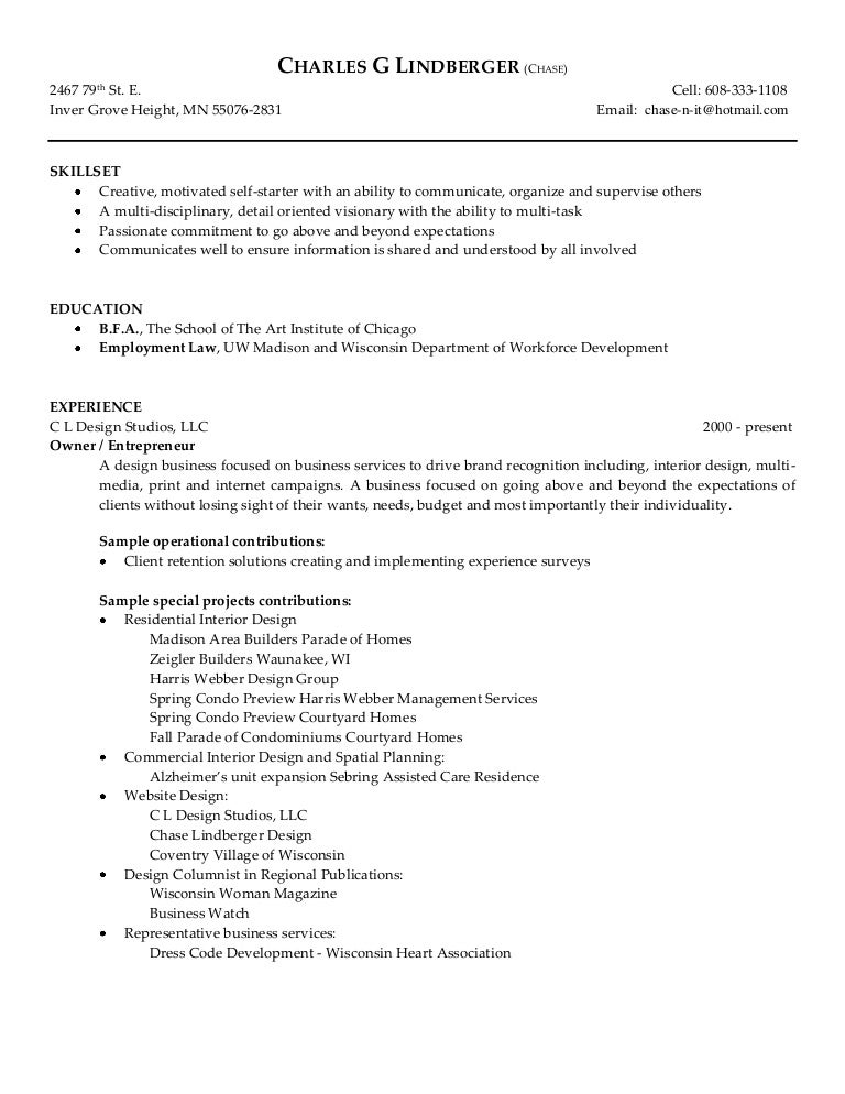 personal shopper resume