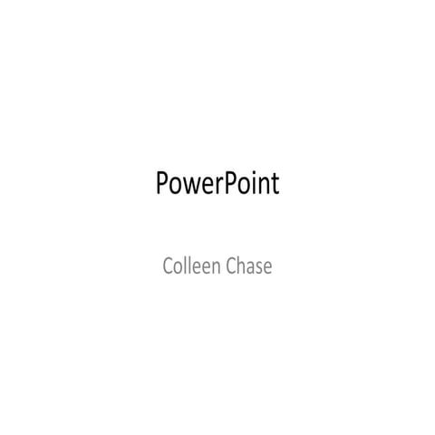 Chase power point
