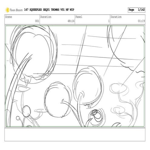 When Squeeples Attack Storyboard Sequence