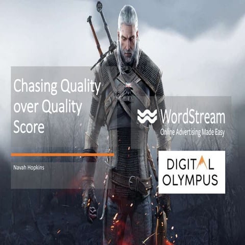 Chasing quality over quality score 2019 do