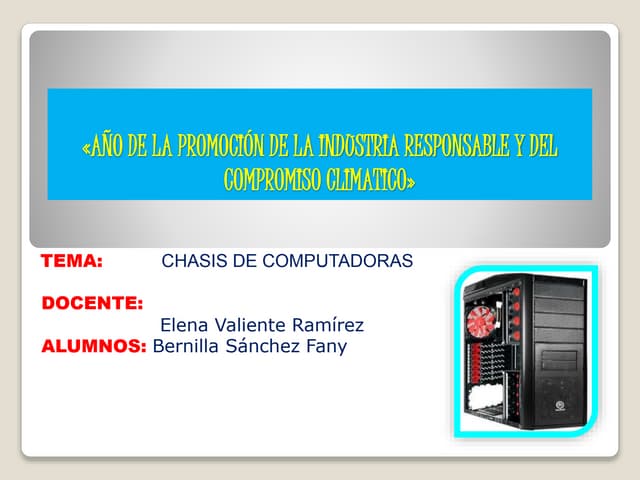 Chasis de computadora