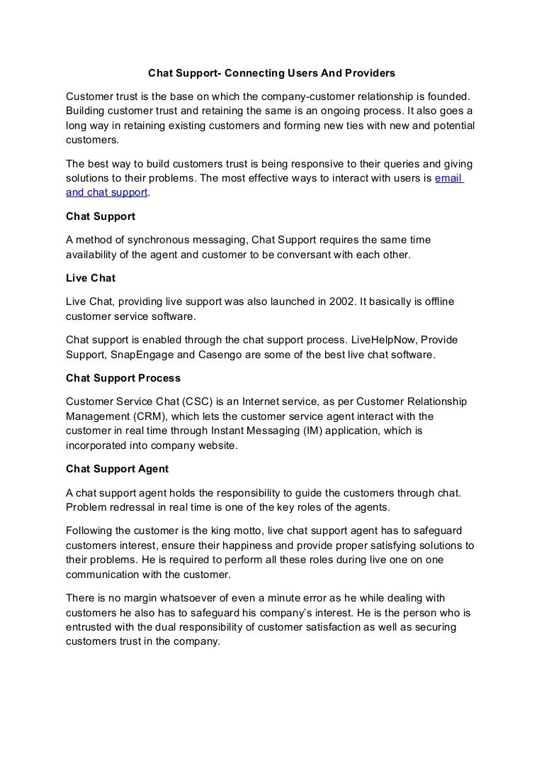 Chat Support Agent Vsynergize