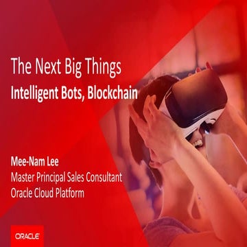 Next Big Things : Chatbot Blockchain