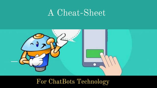 Chatbot cheatsheet 