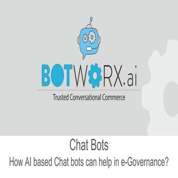 How AI based Chat bot help in e-governance?