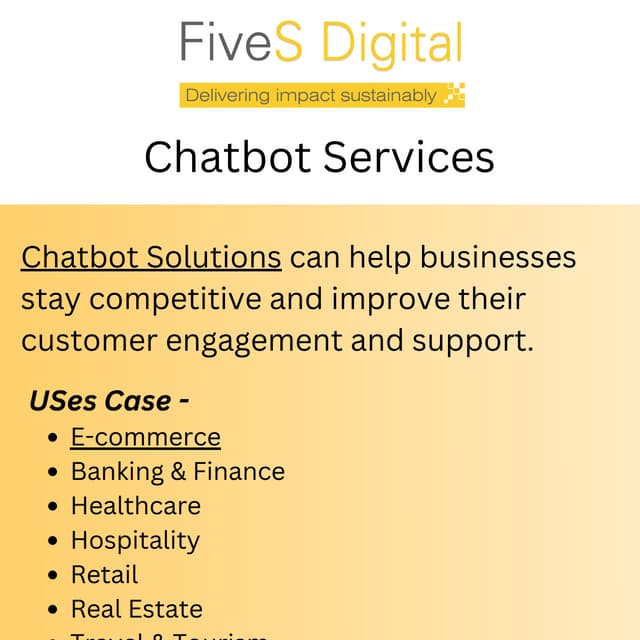 Best chatbot services & solutions