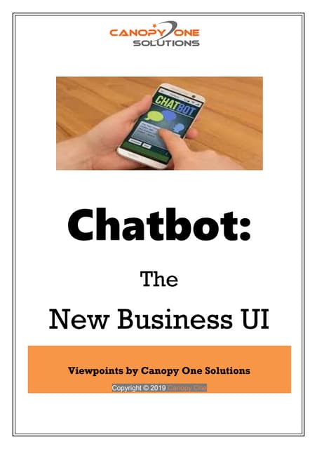 Chatbot  is the new business ui