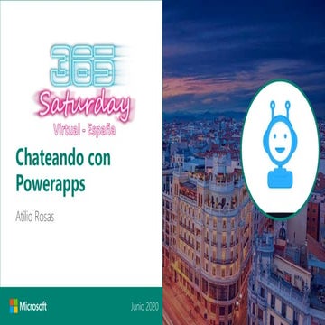Chateando con power apps
