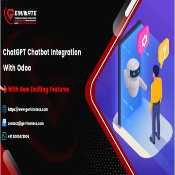 ChatGPT Chatbot Integration with Odoo | PPT