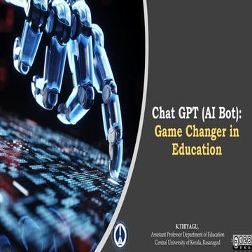 Chat GPT - A Game Changer in Education
