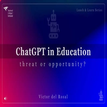 ChatGPT in Education
