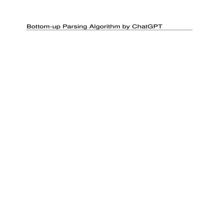 How do you learn Bottom-up Parsing Algorithm.docx