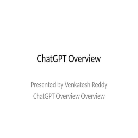 ChatGPT_Presentation M VENKATESH REDDY.pptx