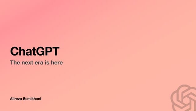 ChatGPT webinar slides