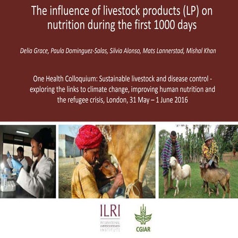 The influence of livestock products (LP) on nutrition during the first 1000 days