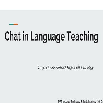 Chat in Language Teaching.pptx