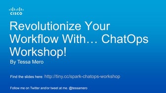 ChatOps Workshop