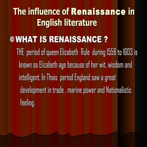 Renaissance Art Slide Show | PPTX