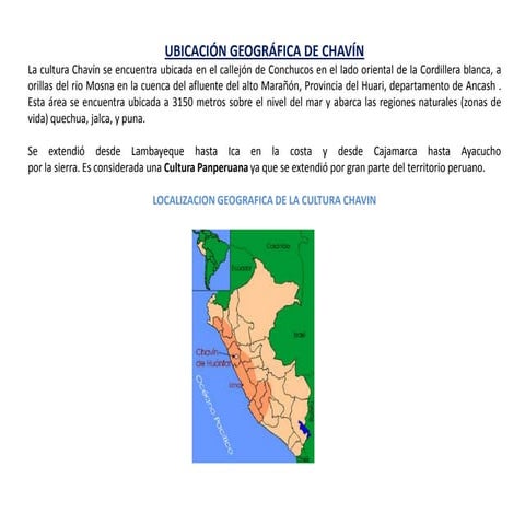 LA CULTURA CHAVÍN | PPTX