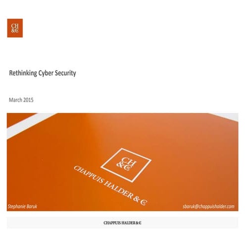 Ch&Cie - Cyber Security - CIB - Teaser