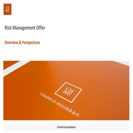 Risk Management in 2015