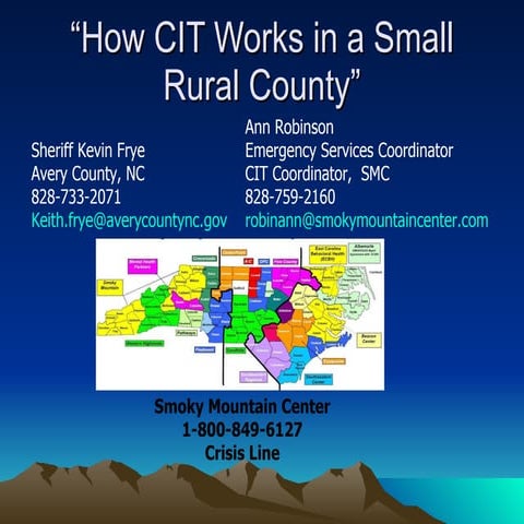 “How CIT Works in a Small Rural County”