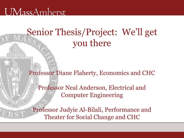 CHC Thesis #1