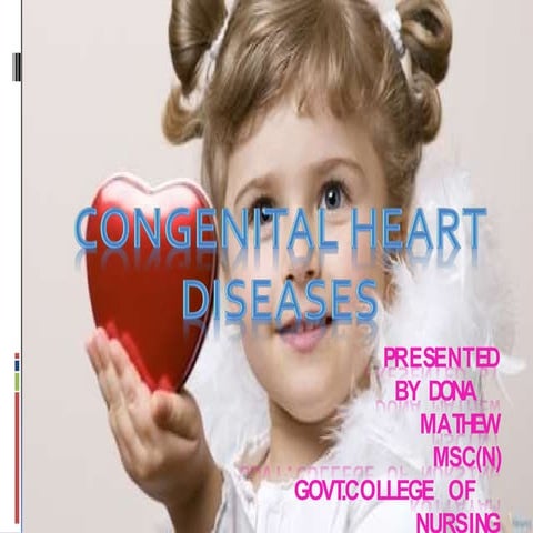 CONGENITAL HEART DISEASES (FOUND IN PEDIATRICS)