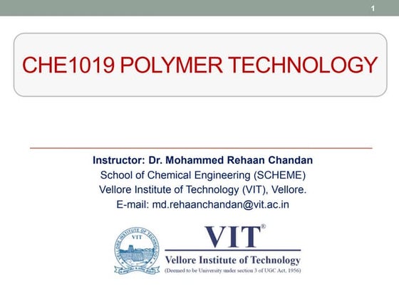 PRESENTATION ON POLYMERS | PPT