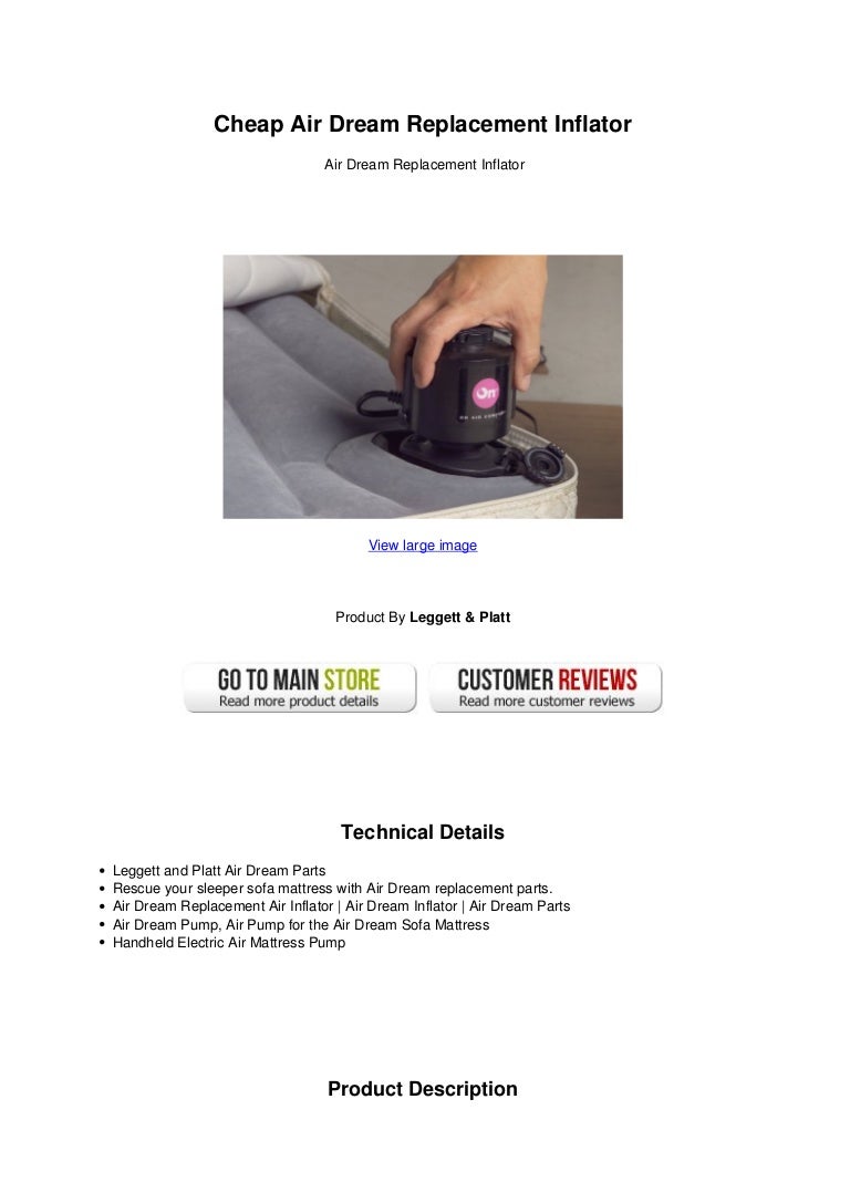 Air Dream Replacement Inflator