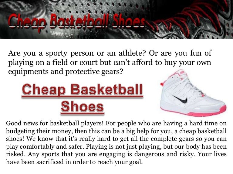 affordable nike basketball shoes