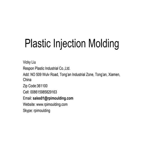 Cheap china plastic injection molding ---- sales01@rpimoulding.com