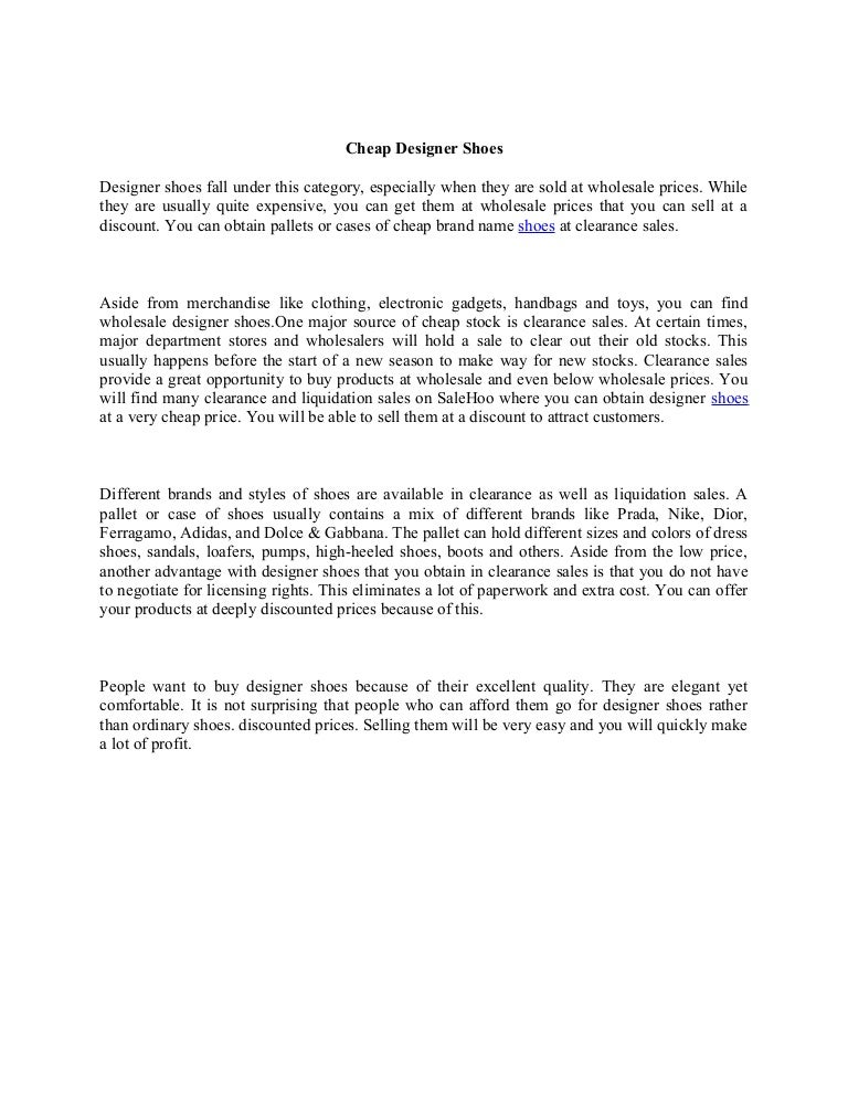 discounted designer heels