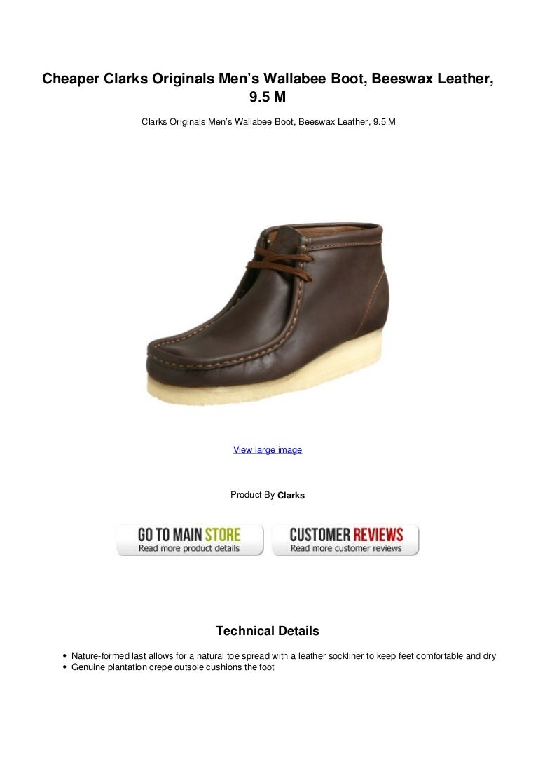 wallabee boot beeswax leather