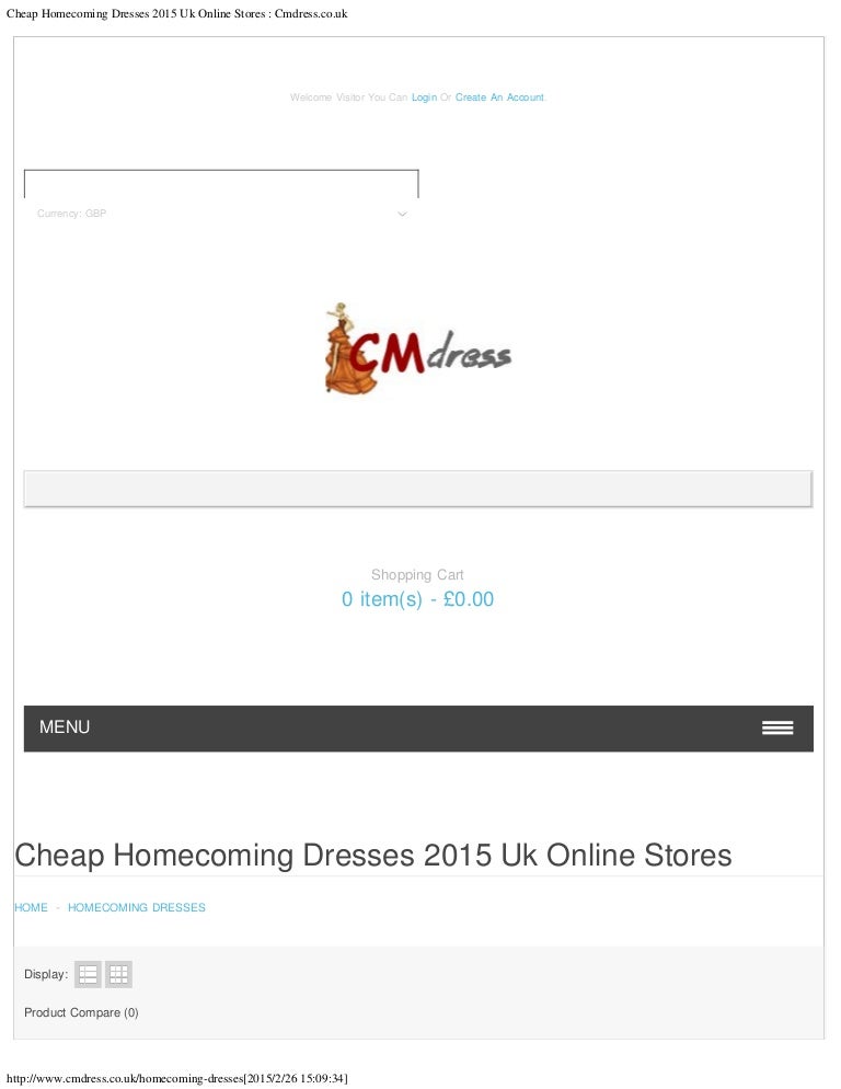 homecoming online stores