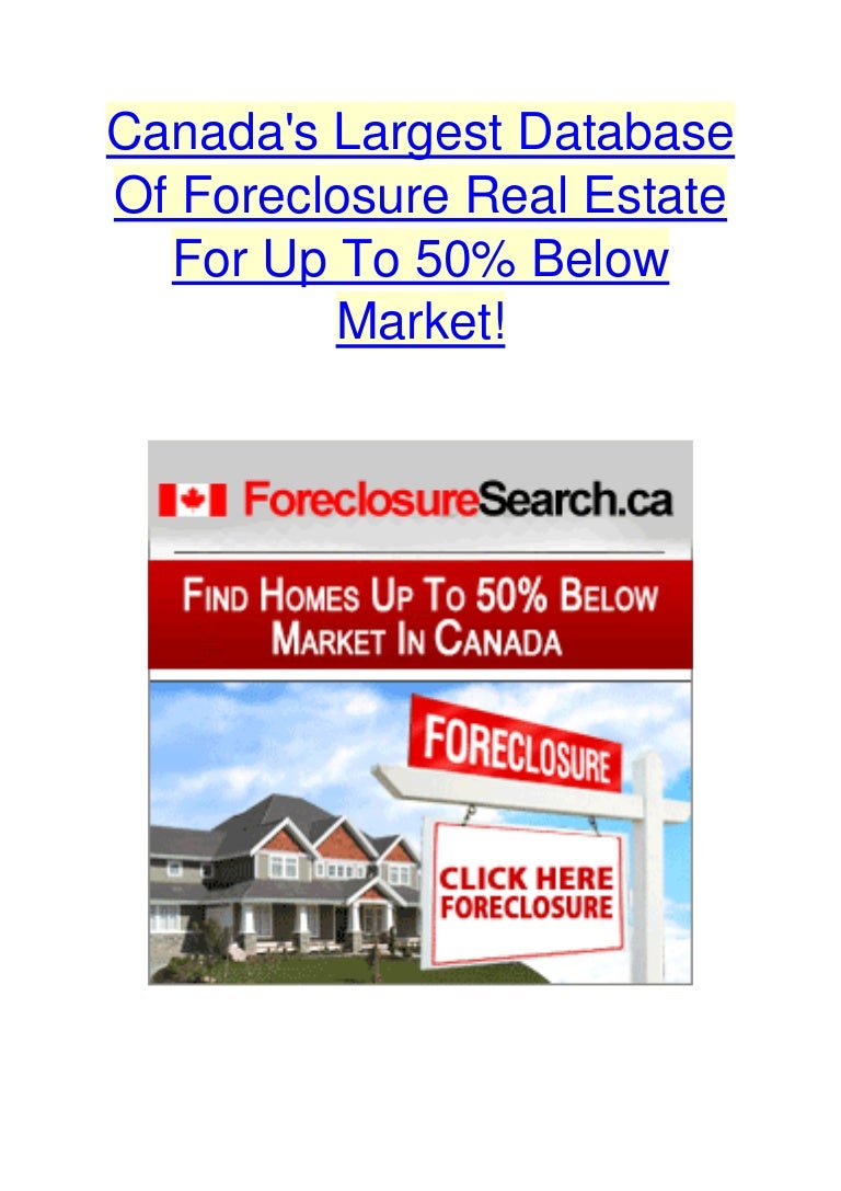 Cheap houses for sale in canada (Up to 50% below)