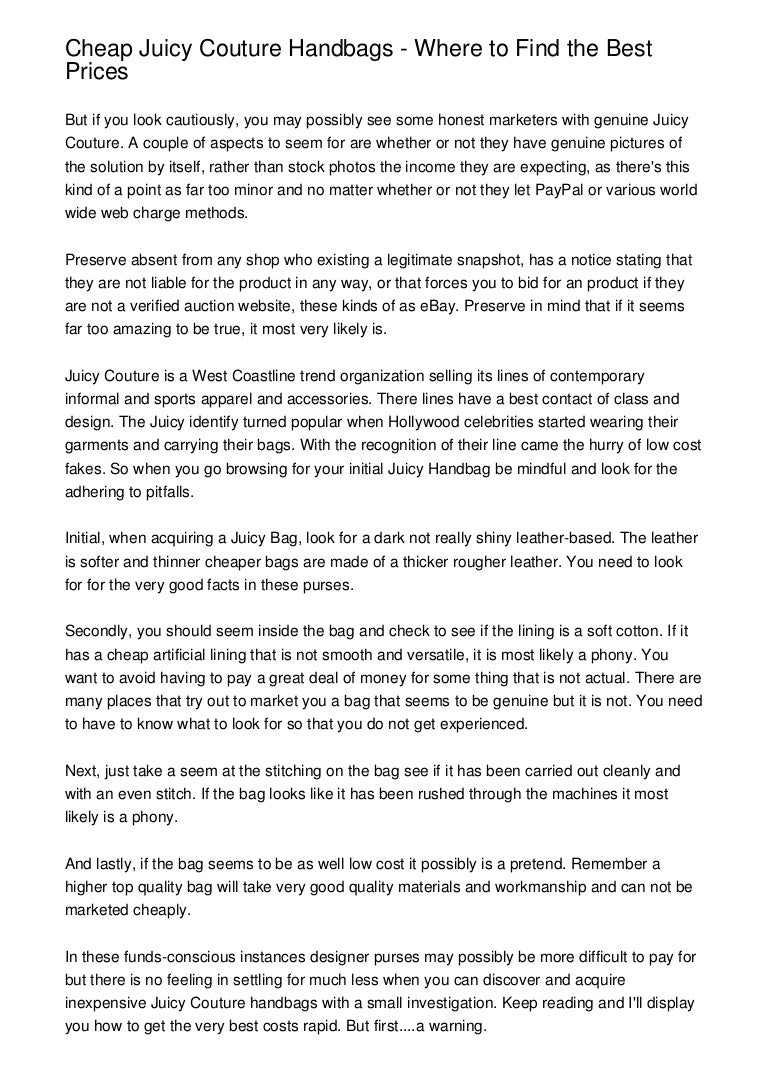 juicy couture handbags ebay