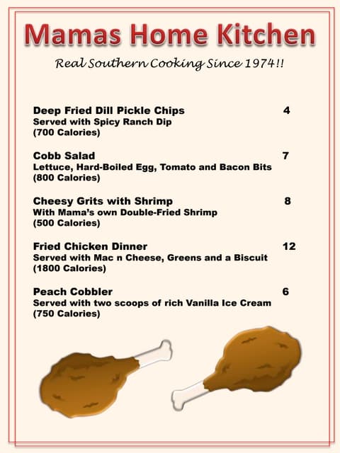 Food Menu | PDF