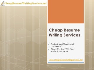 Affordable resume writing service Affordable resume writing service