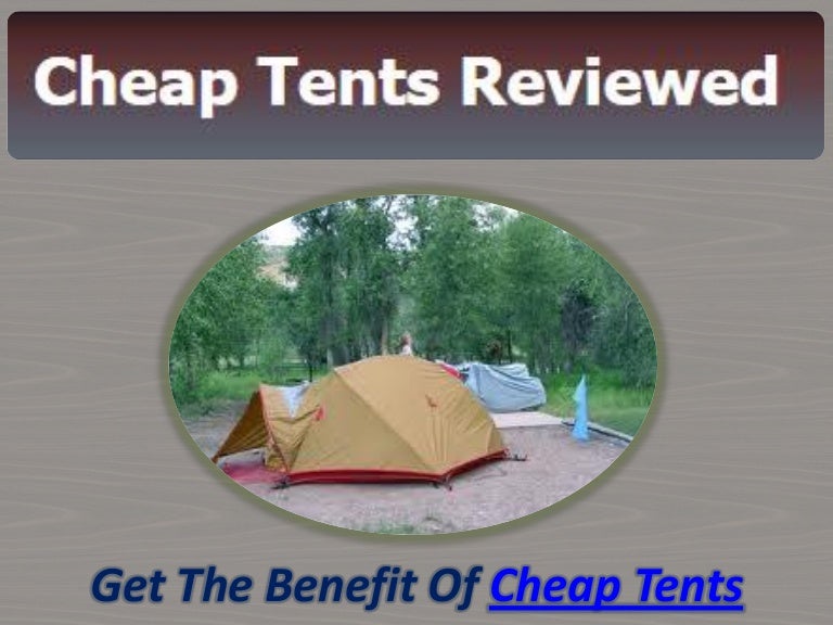 where to find cheap tents