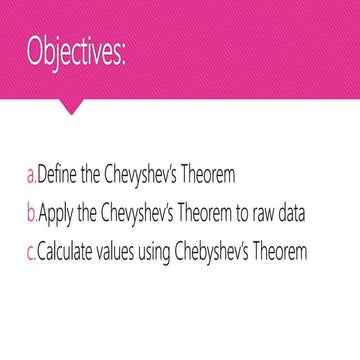 Chebyshev's Theorem 